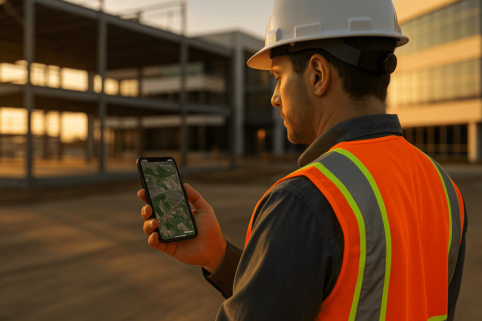 Construction site background